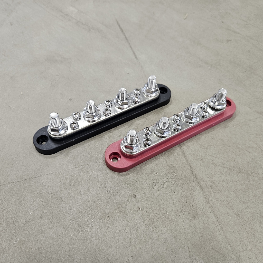 Cable terminal 4x M8 / 6x M4 Red/Black