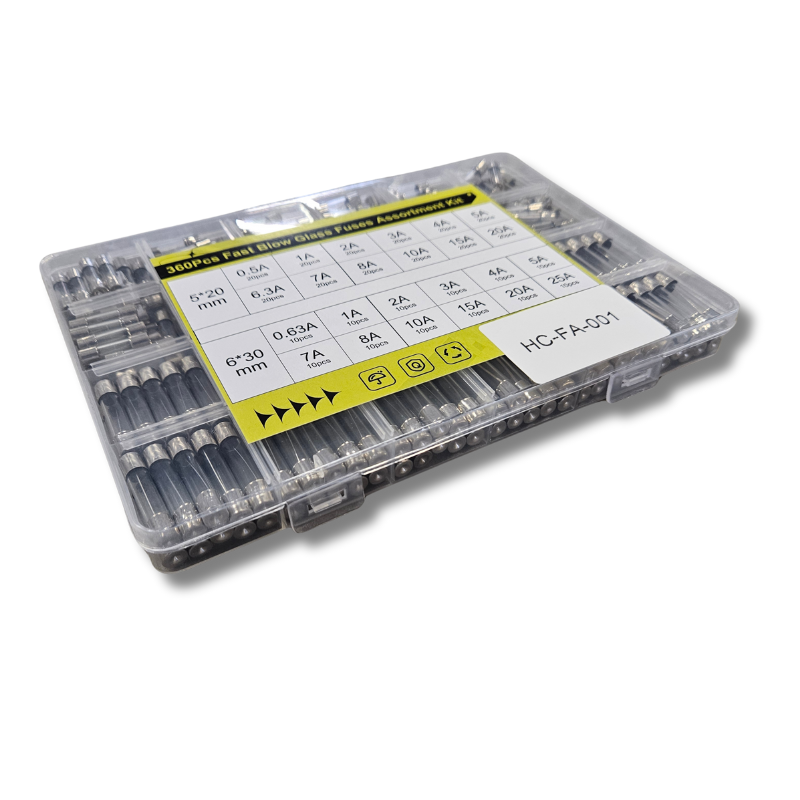Glass fuses Box 360 pcs