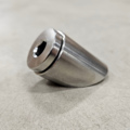Curved lambda nut M18x1.5 Stainless steel (45°)