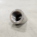 Curved lambda nut M18x1.5 Stainless steel (45°)