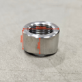 Curved lambda nut M18x1.5 Stainless steel