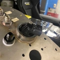 Contact tank feedthrough universal with welding flange in steel