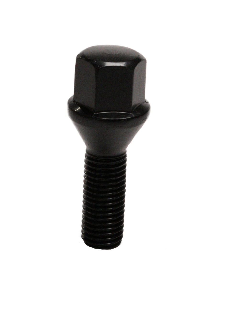 Wheel bolt v2 Black M12x1.5