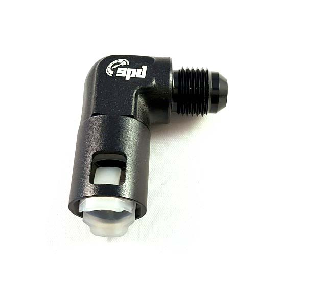 AN8 male - 3/8 "90 ° female quick connector