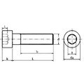Allen bolt 12.9 M14x2.0 UHL 40mm