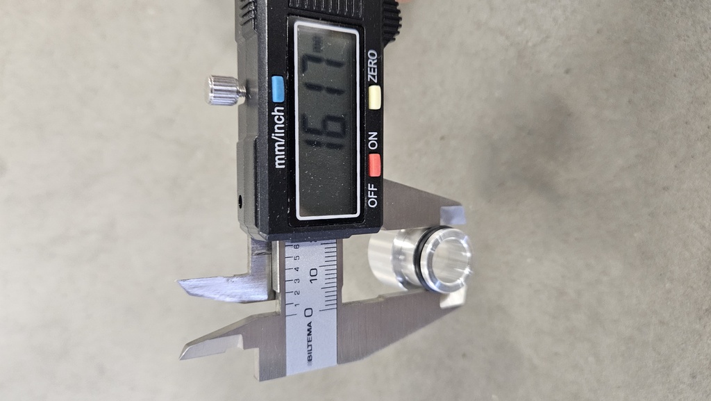 Adapter / spacer for 14mm Injector (for welding)