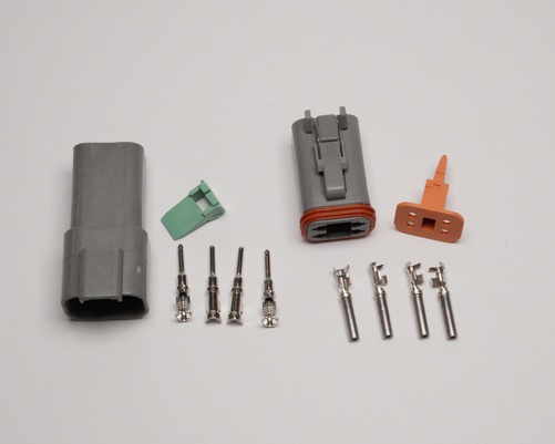 Connector 4-pin DT series male + Female