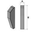 Intercooler End Tank 114x495mm
