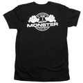 T-Shirt, Adult Xlarge, Black, 'Monster'
