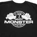T-Shirt, Adult Xlarge, Black, 'Monster'
