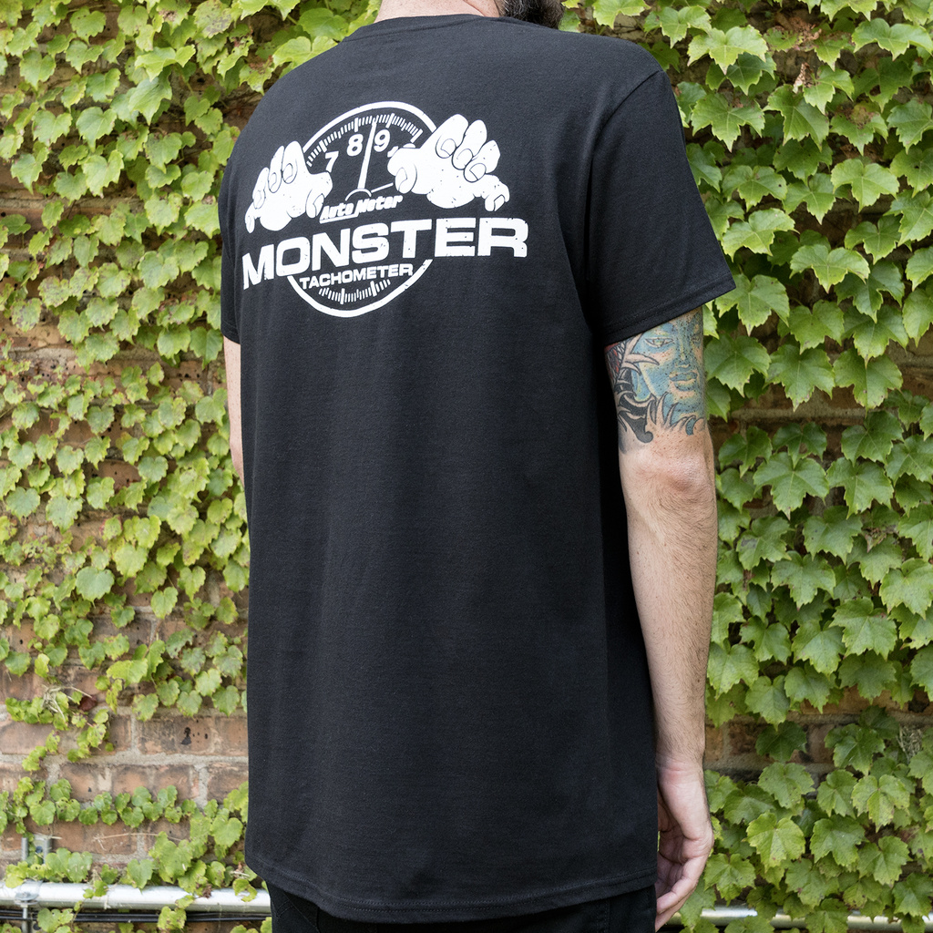 T-Shirt, Adult Medium, Black, 'Monster'