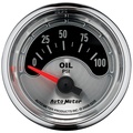 5 Pc. Gauge Kit, 3-3/8" & 2-1/16", Elec. Speedometer, American Muscle