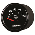 2-1/16" Oil Pressure, 0-100 Psi, Designer Black Ii