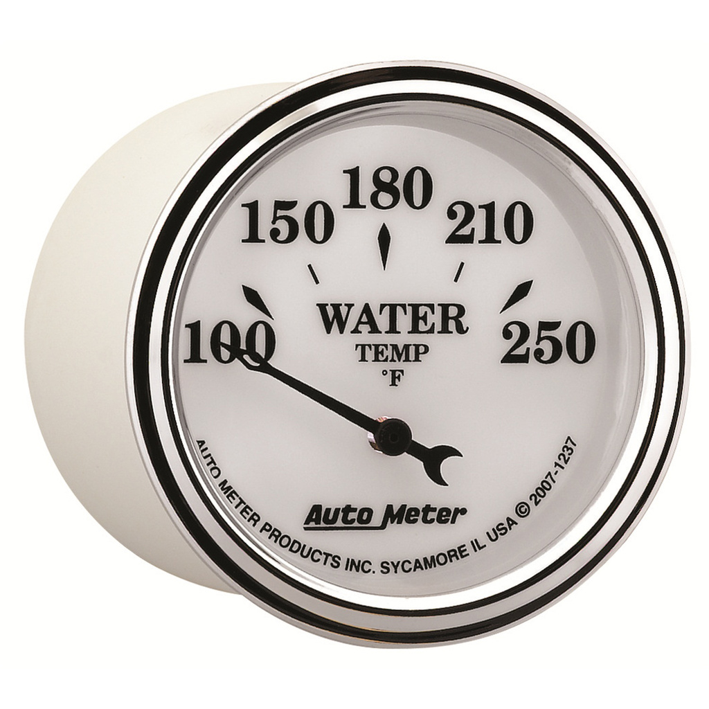 2-1/16" Water Temperature, 100-250 °F, Old-Tyme White Ii
