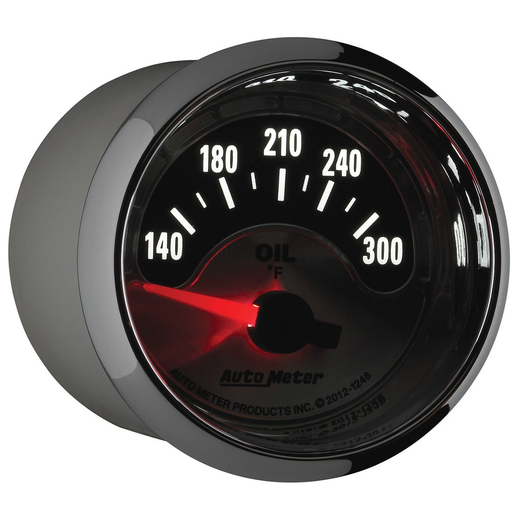 2-1/16" Oil Temperature, 140-300 °F, American Muscle