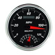 5" Tachometer/Speedometer Combo, 8k Rpm/120 Mph, Designer Black Ii