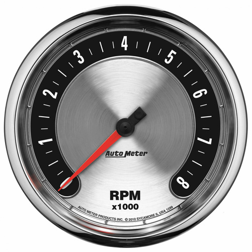 5" In-Dash Tachometer, 0-8,000 Rpm, American Muscle