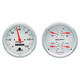 2 Pc. Gauge Kit, 5" Quad & Speedometer, 240-33 Ω, Arctic White