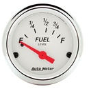 2-1/16" Fuel Level, 73-10 Ω, Ford, Arctic White