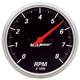 5" In-Dash Tachometer, 0-8,000 Rpm, Designer Black