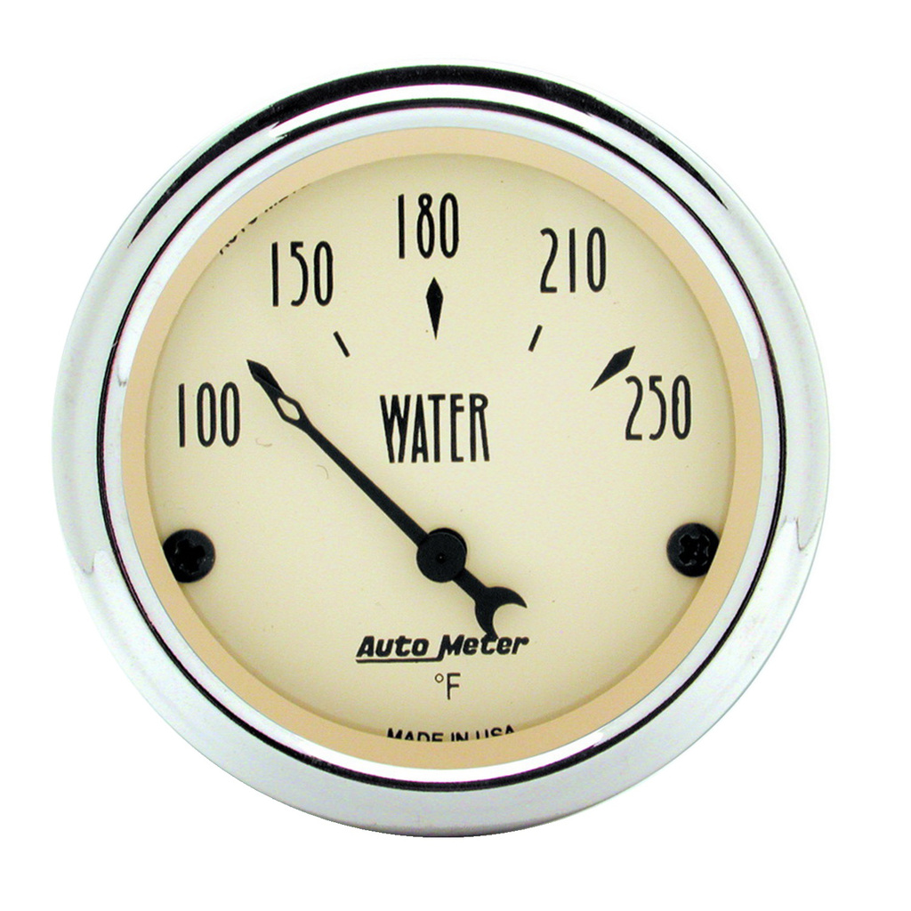 5 Pc. Gauge Kit, 3-1/8" & 2-1/16", Elec. Speedometer, Antique Beige