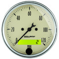 5 Pc. Gauge Kit, 3-1/8" & 2-1/16", Elec. Speedometer, Antique Beige