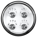 5" Quad Gauge, 100 Psi/100-250 °F/8-18v/240-33 Ω, Prestige Pearl