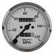 3-1/8" Speedometer, 0-120 Mph, American Platinum
