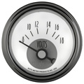 2-1/16" Voltmeter, 8-18v, Prestige Pearl