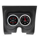 2 Gauge Direct Fit Dash Kit, Camaro/Firebird 67-68, Designer Black