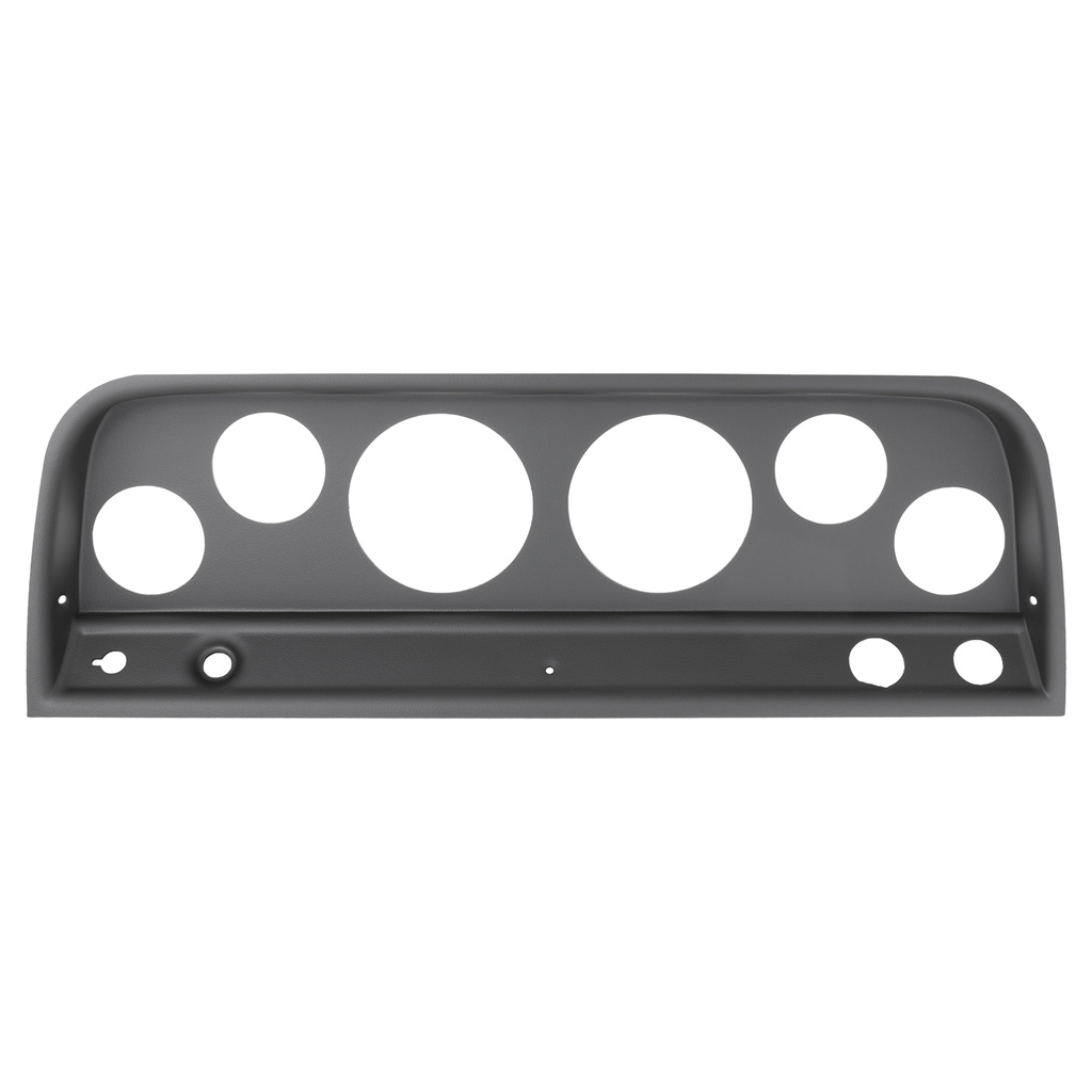 6 Gauge Direct-Fit Dash Kit, Chevy Truck 64-66, Old Tyme Black