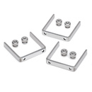Gauge Bracket Kit, 2-1/16", Aluminum, Qty 3