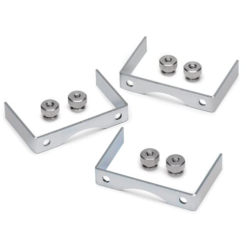 Gauge Bracket Kit, 2-5/8", Aluminum, Qty 3