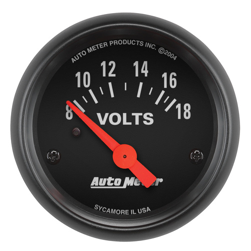 2-1/16" Voltmeter, 8-18v, Z-Series