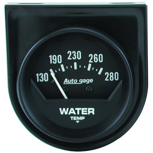 2-1/16" Water Temperature, 130-280 °F, Auto Gage