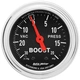 2-1/16" Boost/Vacuum, 30 In Hg/20 Psi, Traditional Chrome