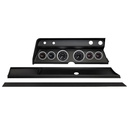 6 Gauge Direct-Fit Dash Kit, Chevy Chevelle 67, Chrono Chrome
