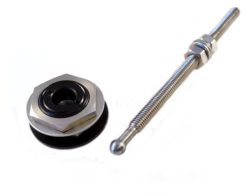 Hurricane - Push Clips latch 60mm black