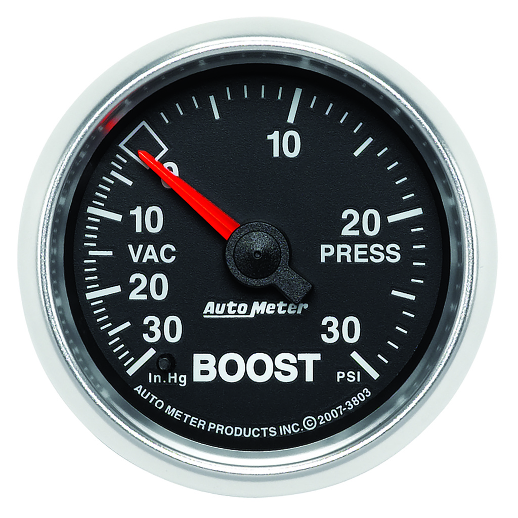 2-1/16" Boost/Vacuum, 30 In Hg/30 Psi, Gs