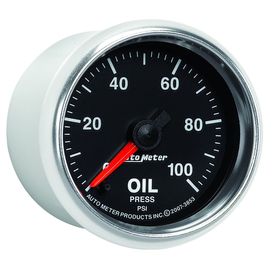 2-1/16" Oil Pressure, 0-100 Psi, Gs