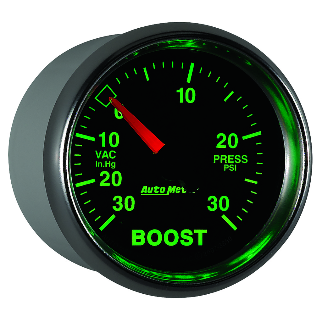 2-1/16" Boost/Vacuum, 30 In Hg/30 Psi, Gs