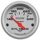2-1/16" Cylinder Head Temperature, 140-340 °F, Ultra-Lite