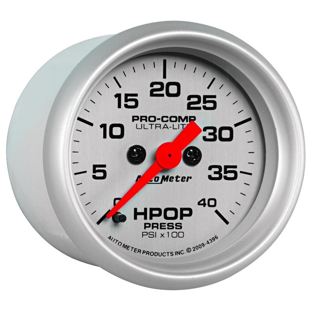 2-1/16" Hpop Pressure, 0-4k Psi, Ultra-Lite