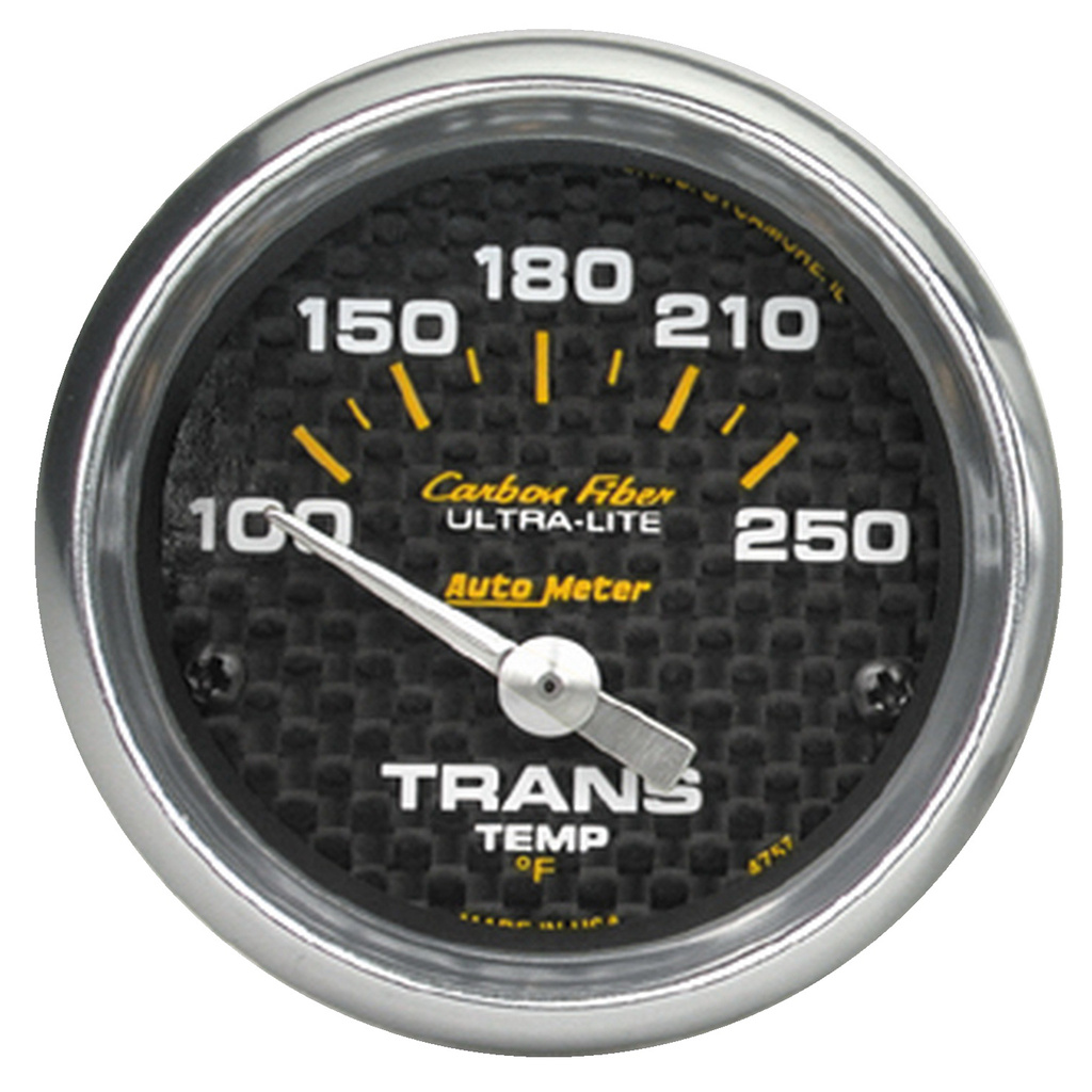 2-1/16" Transmission Temperature, 100-250 °F, Carbon Fiber