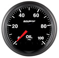 2-1/16" Oil Pressure, 0-100 Psi, Elite, W/O Sensor