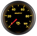 2-1/16" Oil Pressure, 0-100 Psi, Elite, W/O Sensor