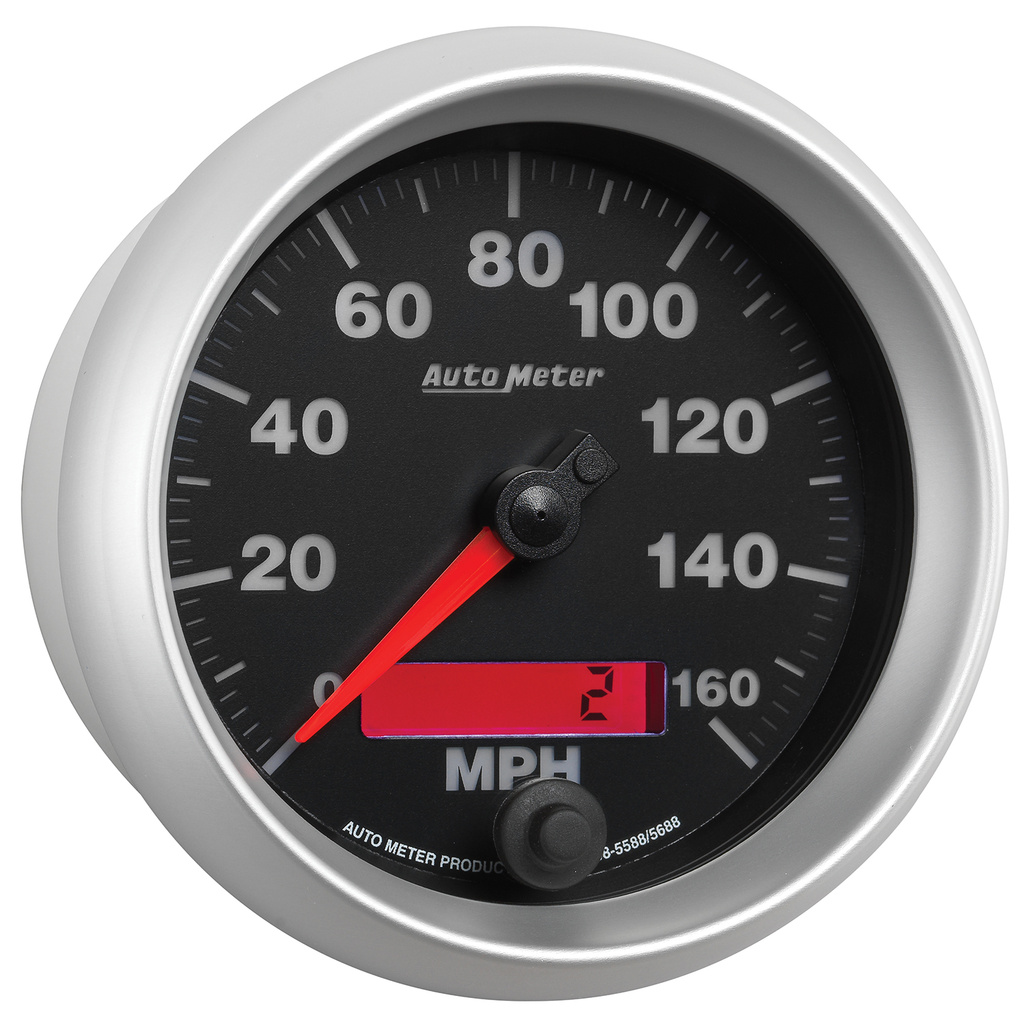 3-3/8" Speedometer, 0-160 Mph, Elite