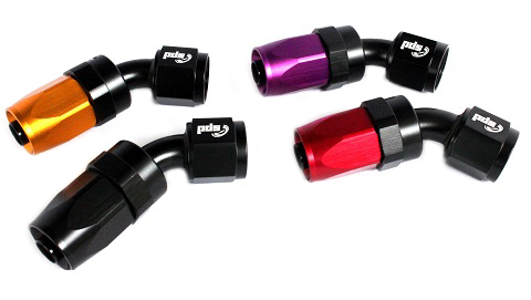 An4 hose end -45 °