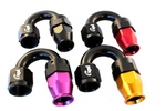 180° PTFE hose ends