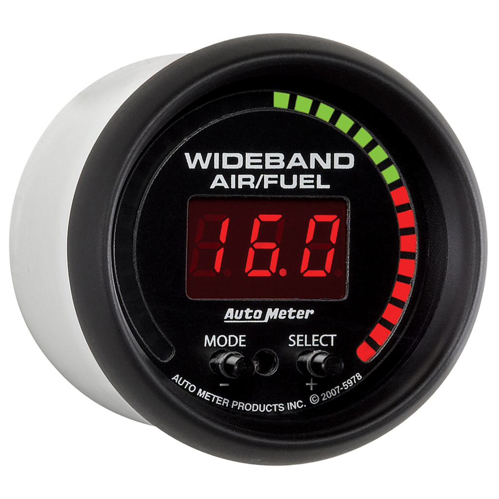 2-1/16" Wideband Pro Air/Fuel Ratio, 6:1-20:1 Afr, Es